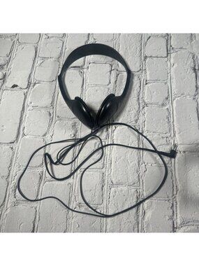 Sony Walkman MDR-027 Black Headset Headphones VINTAGE Tested No Foam Pads